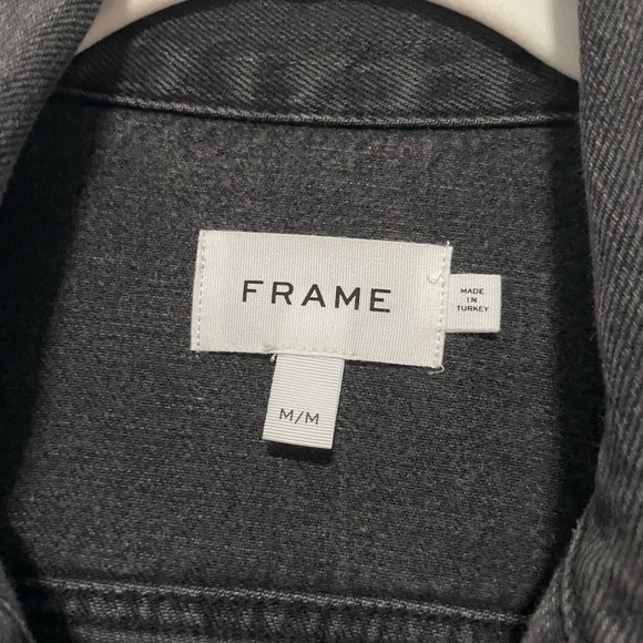 Frame Rosette-Sleeve Denim Jacket (Ozone) - Size M - Picture 9 of 11